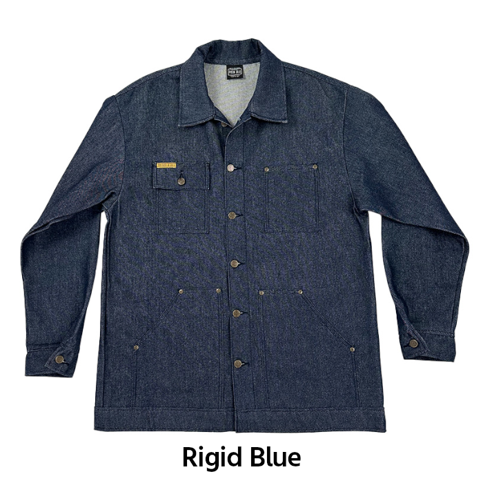PRISON BLUES ヤードコート 裏地なし Yard Coat Rigid Blue Unlined